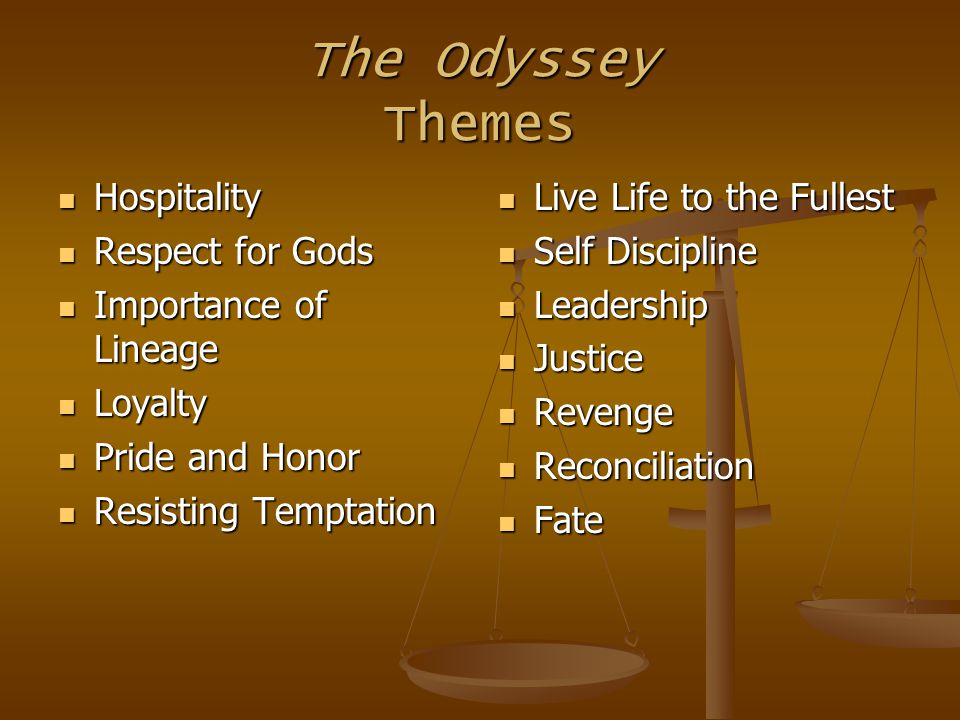 The Odyssey Summary